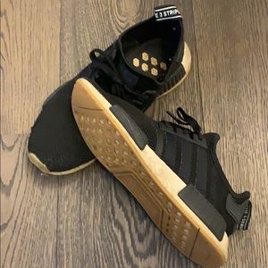 Adidas NMD black size 8.5 used heavily